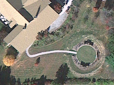 Memorial Garden from above