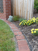 Memorial Garden Pavers Path