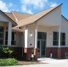 New entrance to UUC Meeting House